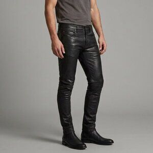 Boutique of Leathers Men's Genuine Black Leather Pants